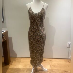 Nili Lotan Multi Floral Silk Cami Dress, size S